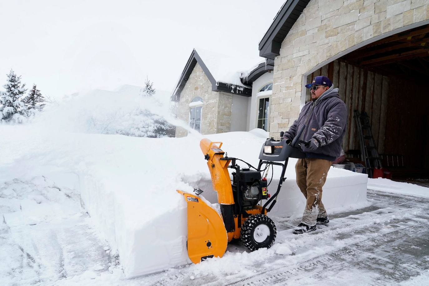 Utah &#039;desaparece&#039; bajo la nieve