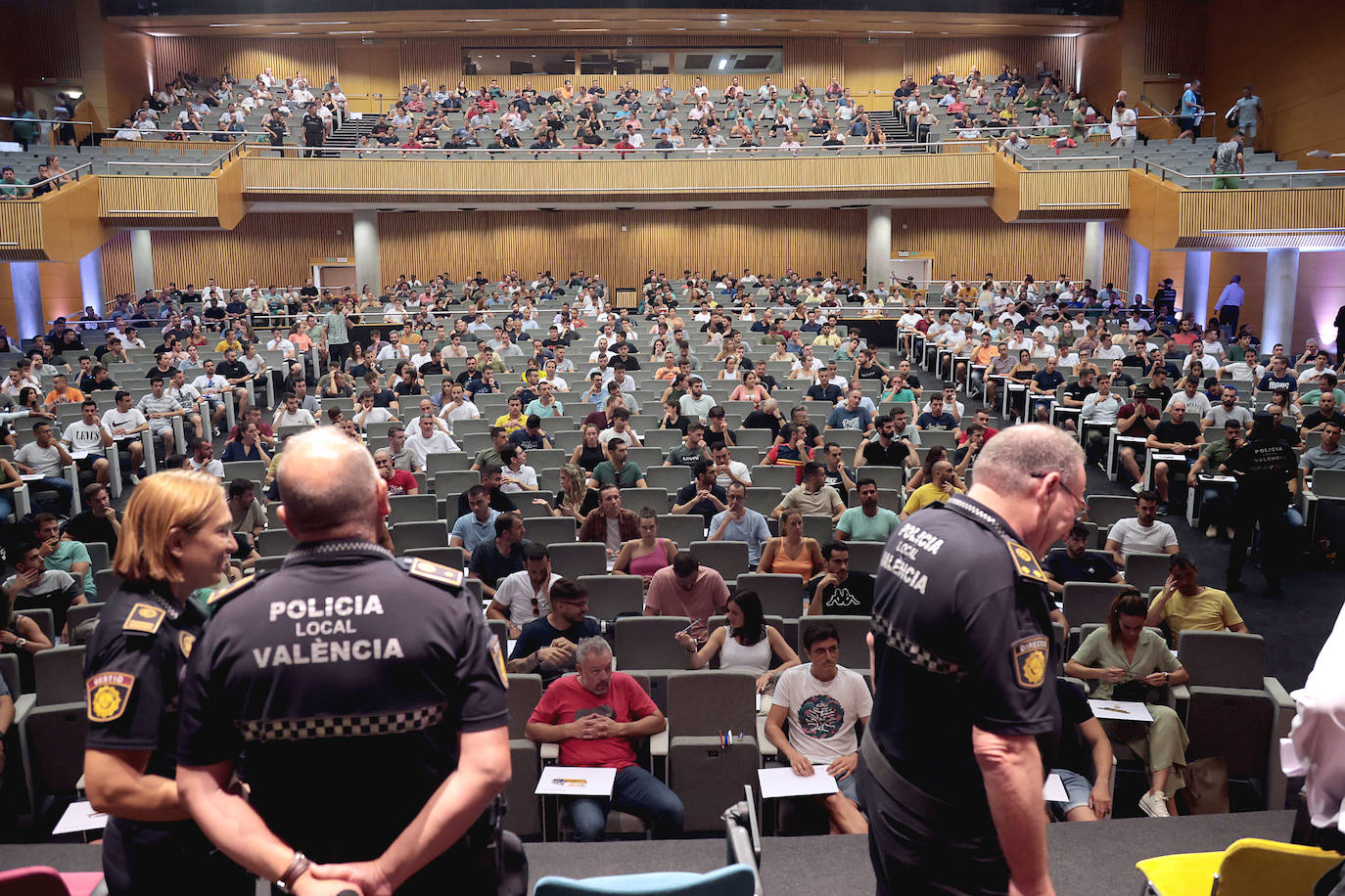 Un momento de la prueba en el Palacio de Congresos de Valencia.