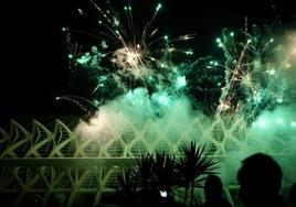 Los castillos de fuegos artificiales cambian de ubicación este año.