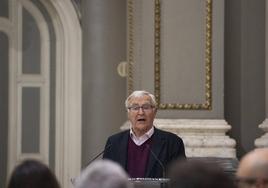 El alcalde de Valencia, Joan Ribó, en un acto en el Salón de Cristal.