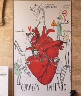 Imagen secundaria 2 - Algunas de las piezas de la muestra 'Amor a primera tinta', de Marina Puche en el Centro del Carmen.