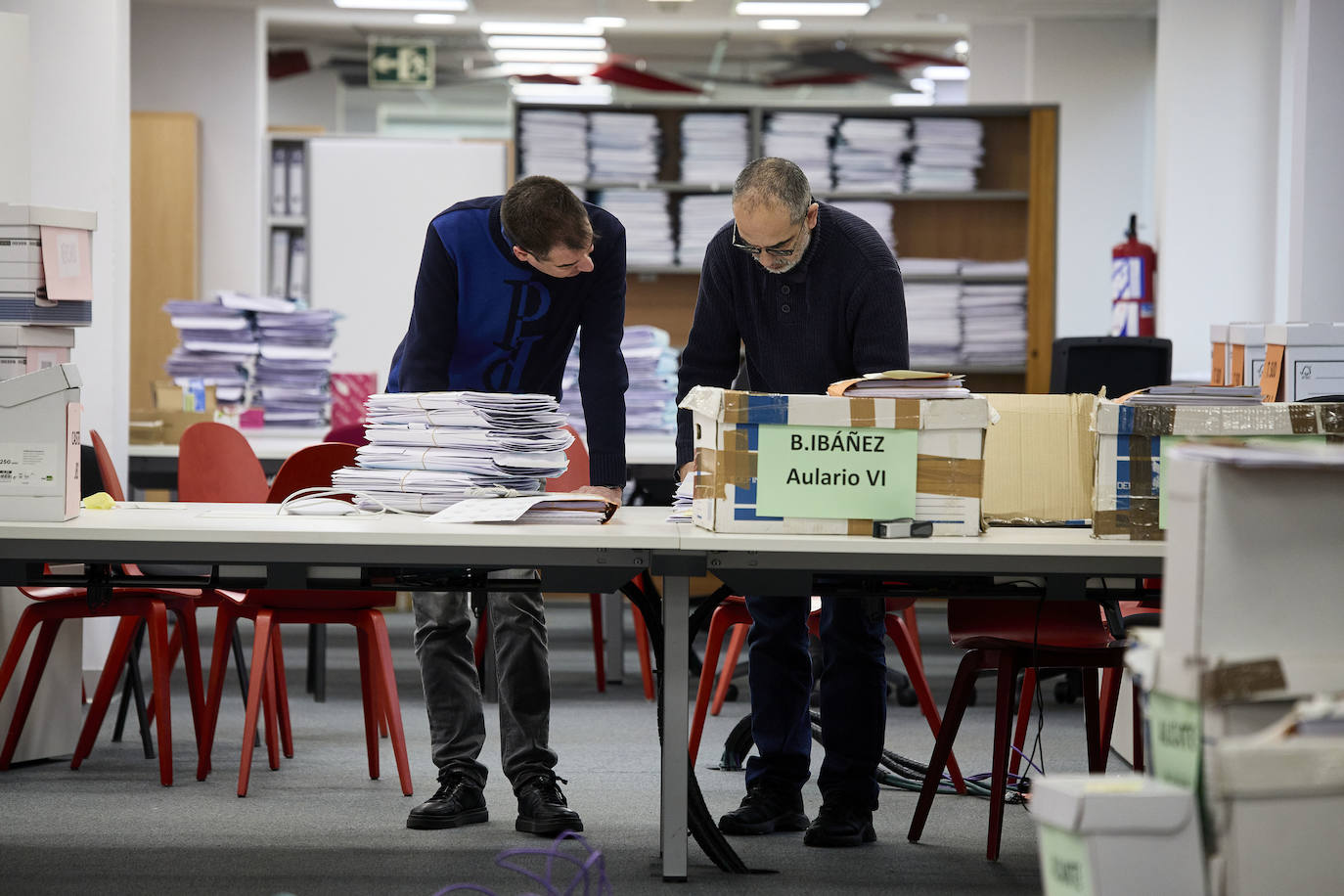 Así es la sala blindada donde se guardan los exámenes de oposiciones