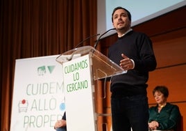 El ministro de Consumo, Alberto Garzón, en Valencia.