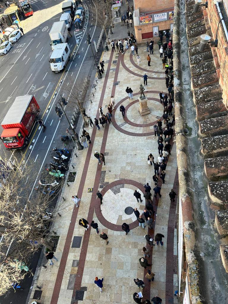 Así han sido las colas en la plaza de toros de Valencia