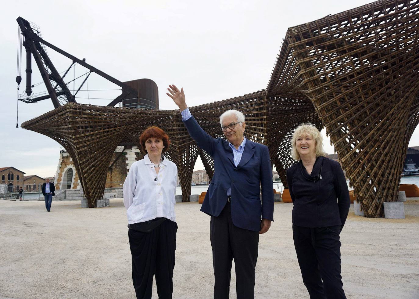 Yvonne Farrell y Shelley McNamara en la XVI Bienal de Venecia