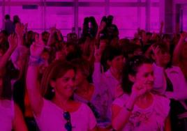 Mujeres asistentes a una de las jornadas de Talento Mujer.