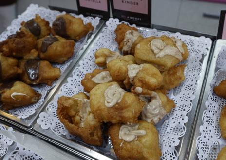 Imagen secundaria 1 - Los churros sin gluten, de dulce de leche y los buñuelos de higo sorprenden en Valencia