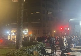 Zona de ocio, en el barrio de Ruzafa, junto a la Gran Vía.