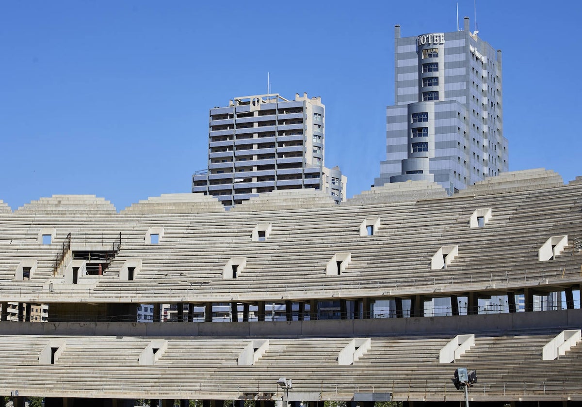 Interior del nuevo Mestalla.