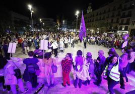 Segunda manifestación del 8M en Valencia.