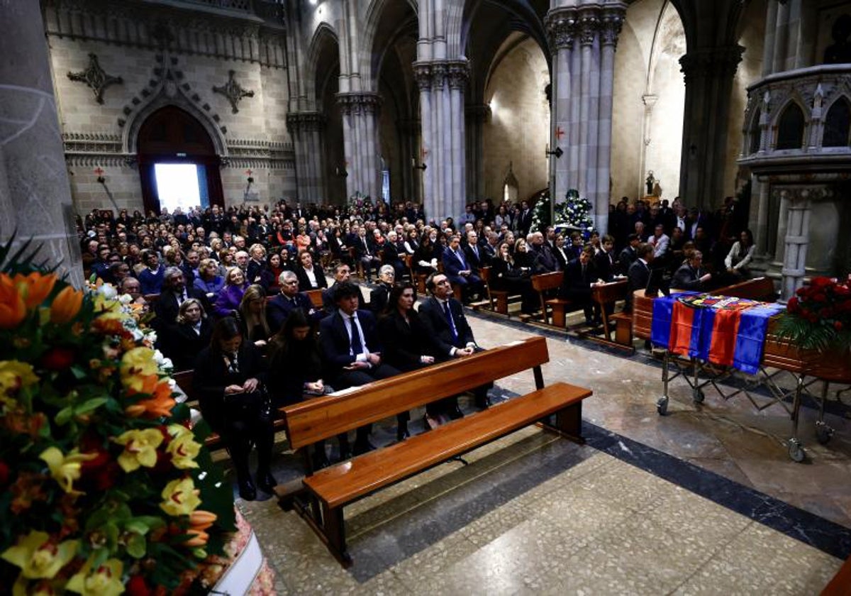 Funeral de Pedro Catalán en la Basílica San Vicente Ferrer.