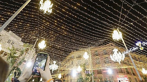 Cuba-Puerto Rico gana el concurso de calles iluminadas de las Fallas 2023