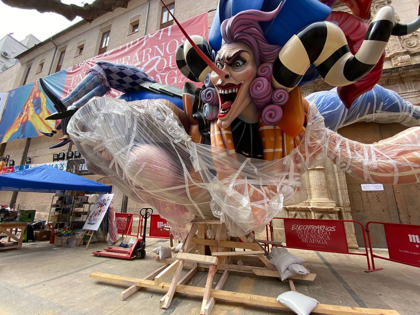 La plantà de las Fallas de Especial en 2023