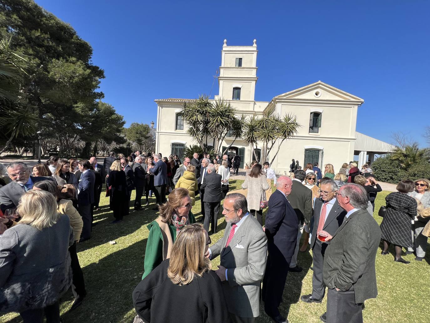 Masía de San Antonio de Benifaió, donde se ha celebrado la comida benéfica.