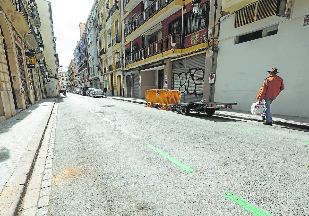 Una de las zonas verde del barrio de Botánico.