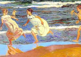 'Corriendo en la playa', obra de Sorolla.