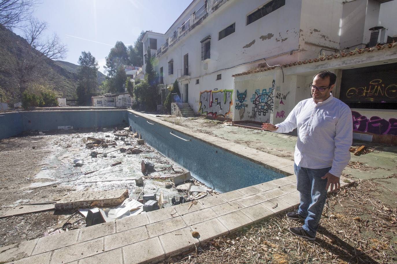 Estado del balneario de Chulilla