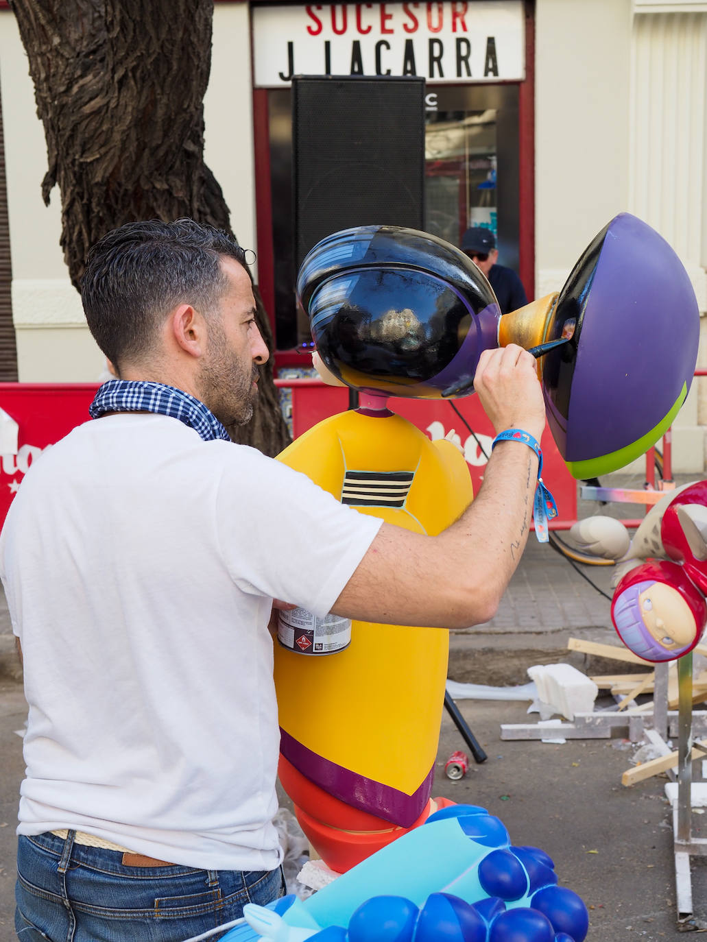 Comienza la plantà infantil de las Fallas 2023