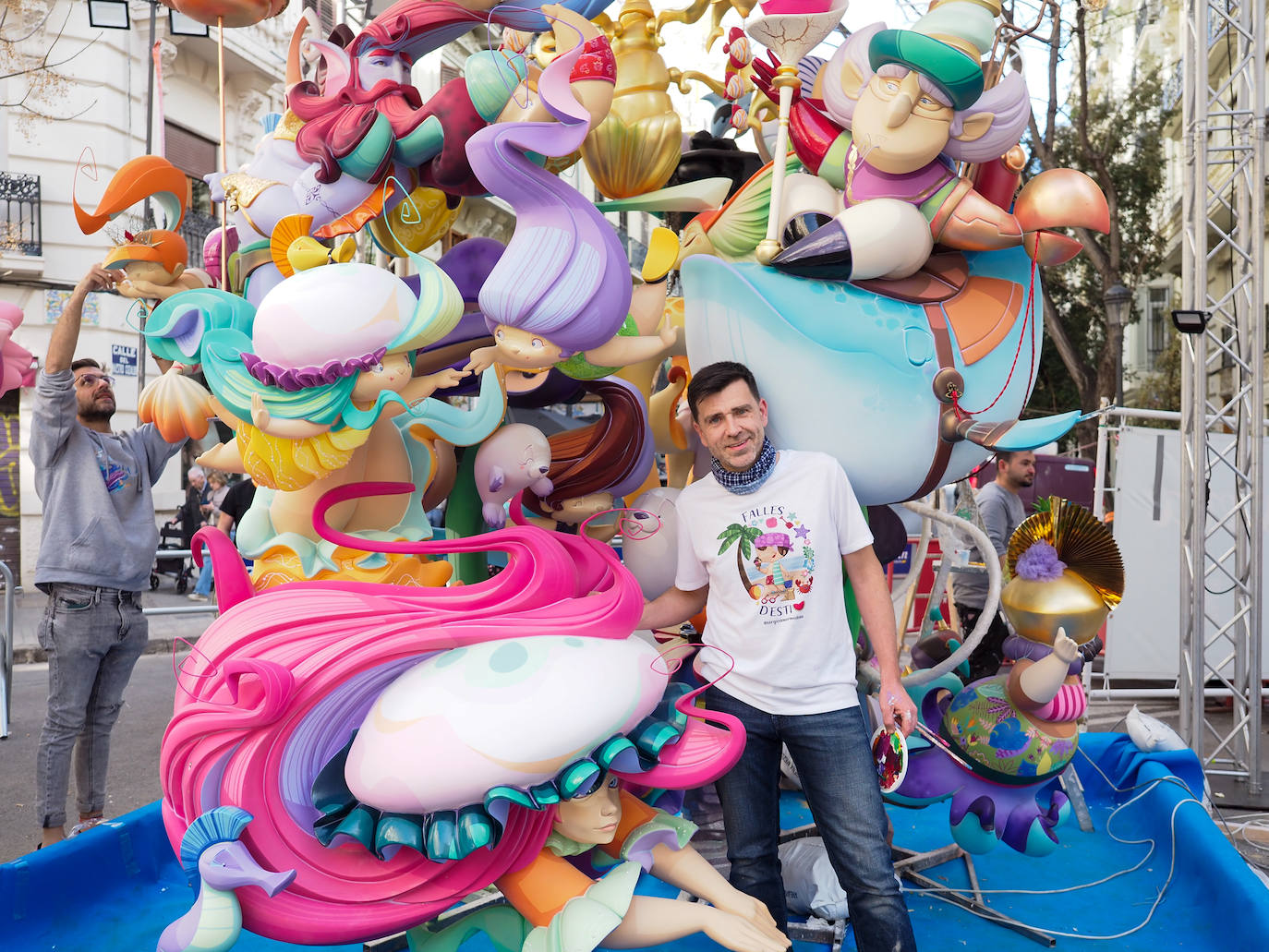 Comienza la plantà infantil de las Fallas 2023