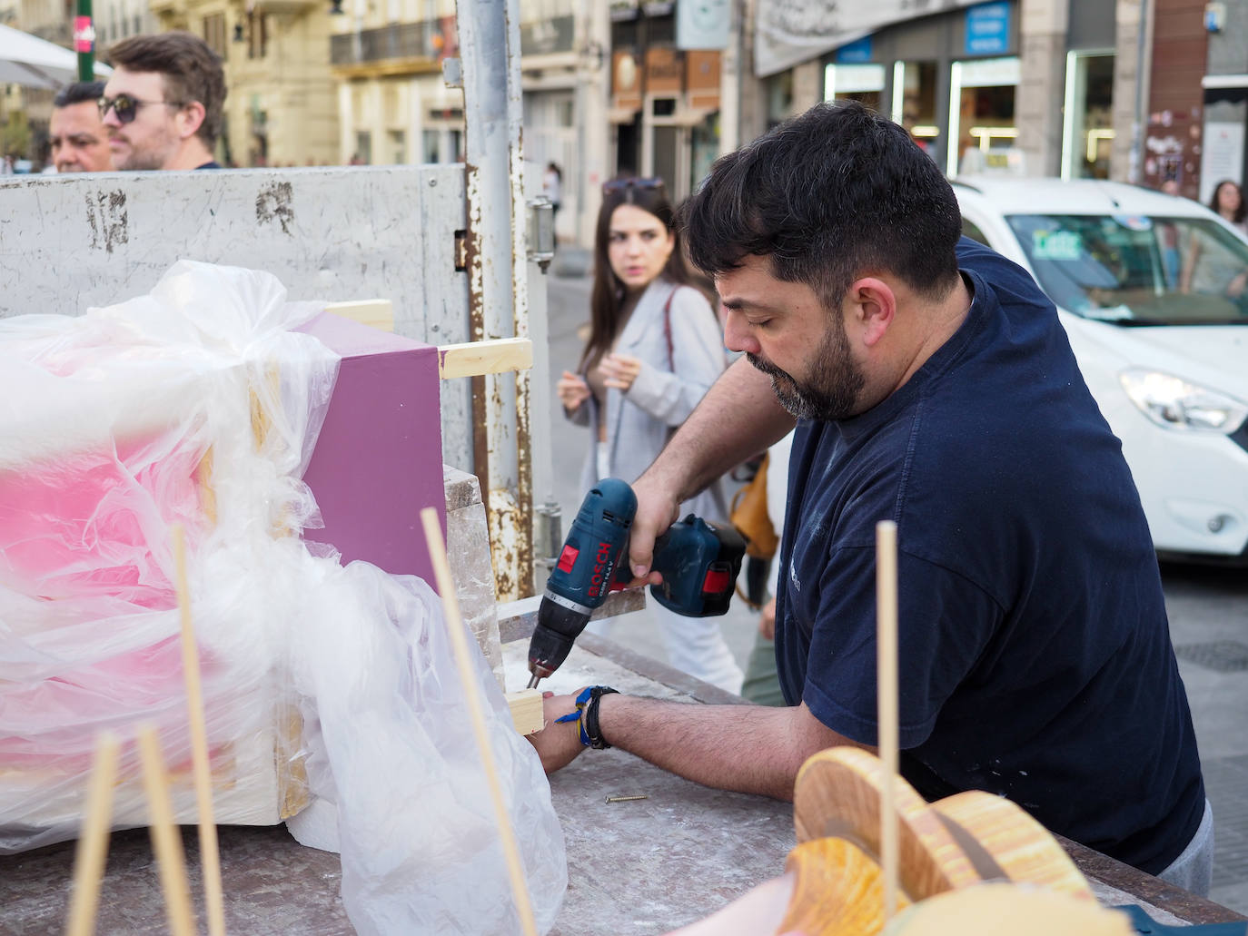 Comienza la plantà infantil de las Fallas 2023