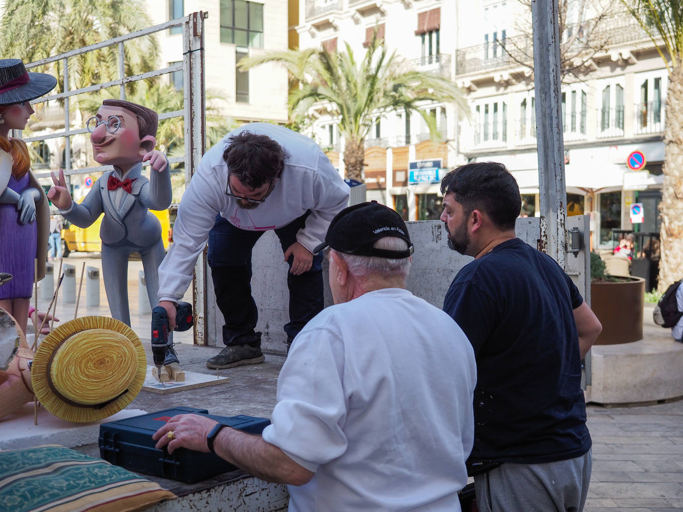 Comienza la plantà infantil de las Fallas 2023