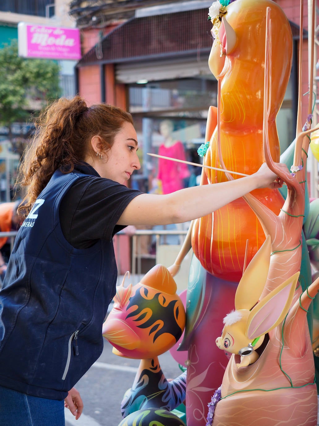 Comienza la plantà infantil de las Fallas 2023