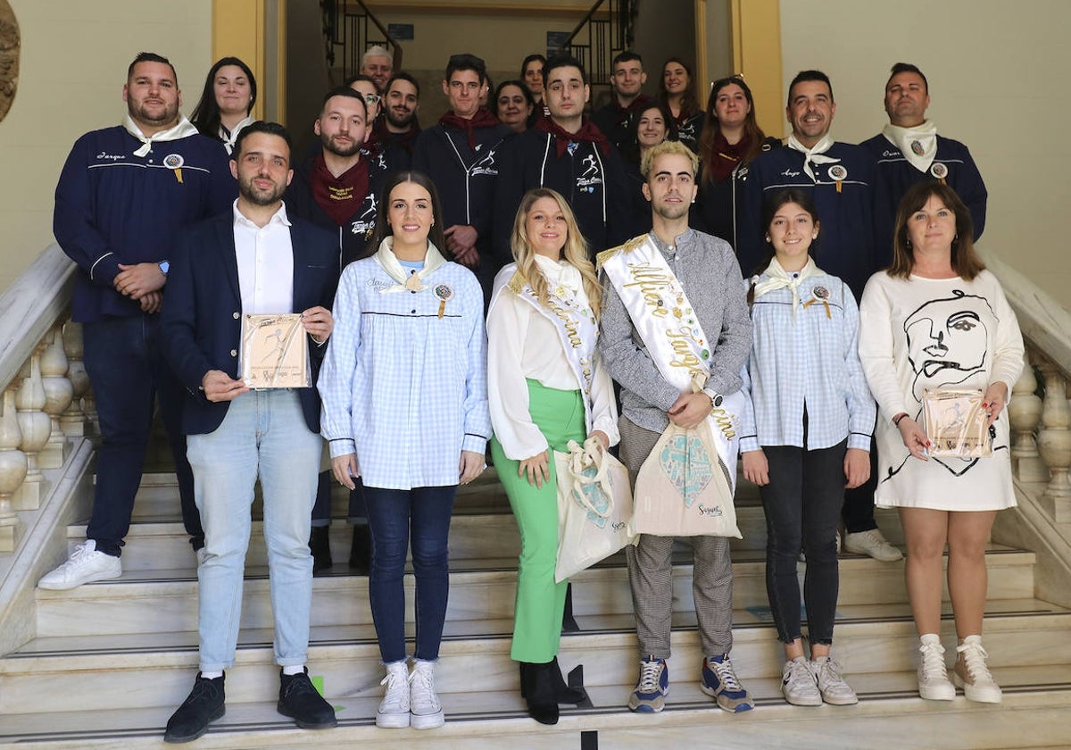 Representantes de Sagunto y de la localidad italiana.