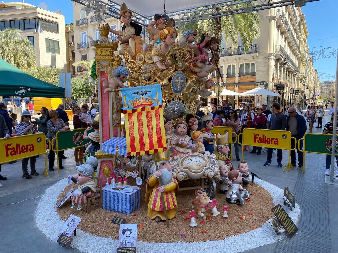 falla infantil plaza de la reina 2023