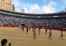 La plaza de toros de Valencia, a reventar para ver a Roca Rey