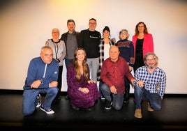 El equipo del corto.