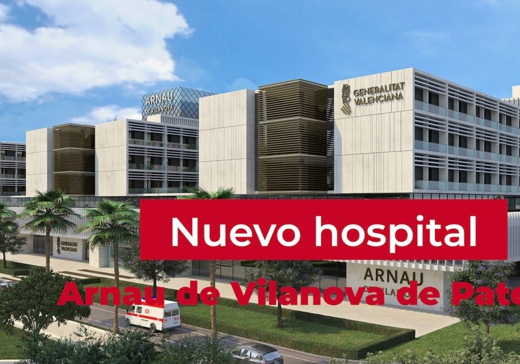 Así será el nuevo hospital Arnau de Vilanova en Paterna.