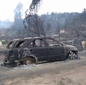 El fuego avanza hacia la provincia de Teruel