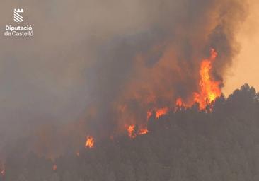 MAPA | Así está avanzando el incendio de Villanueva de Viver