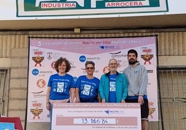 Entrega del cheque.