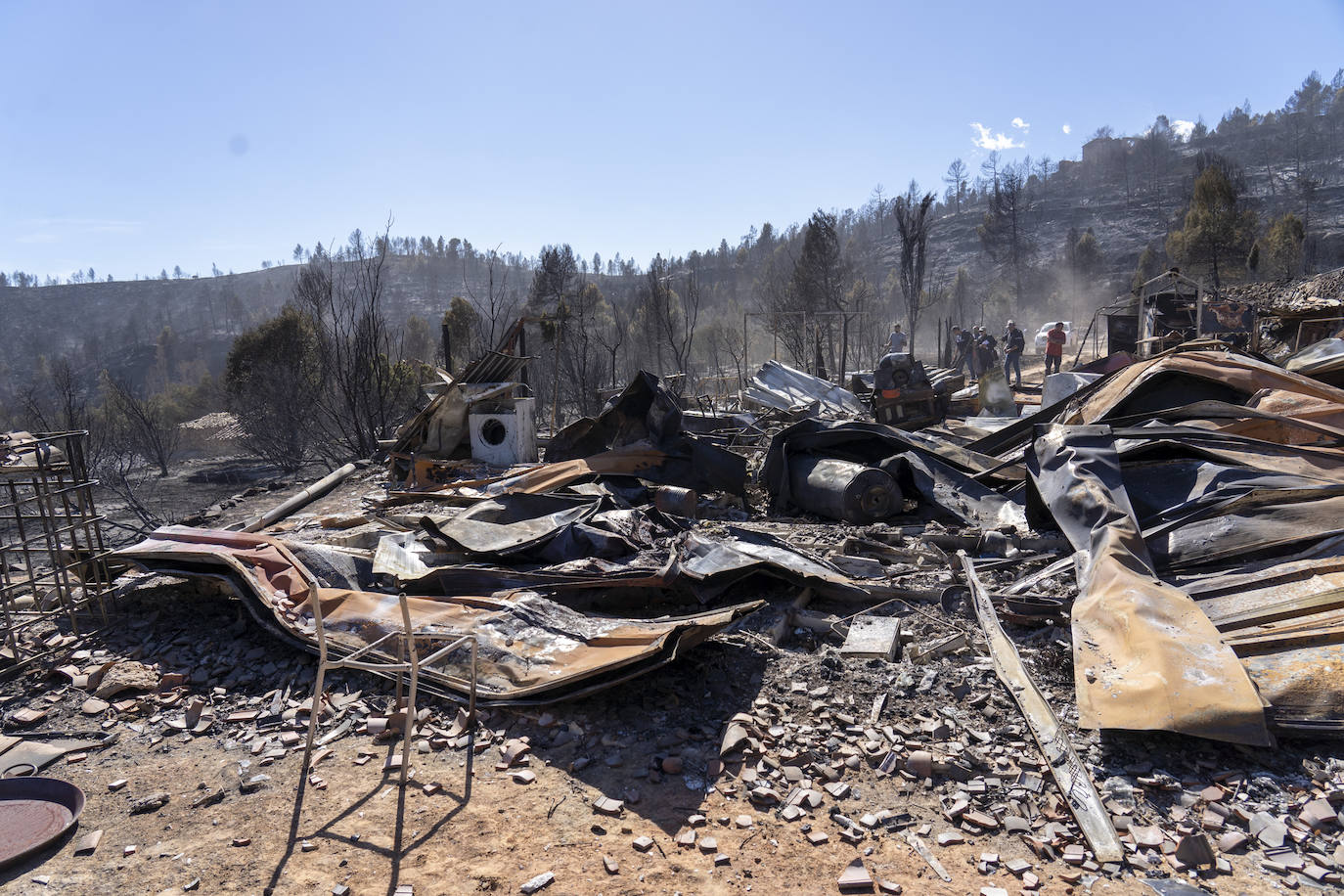 Así ha arrasado el incendio de Castellón con casas, coches y otros bienes materiales