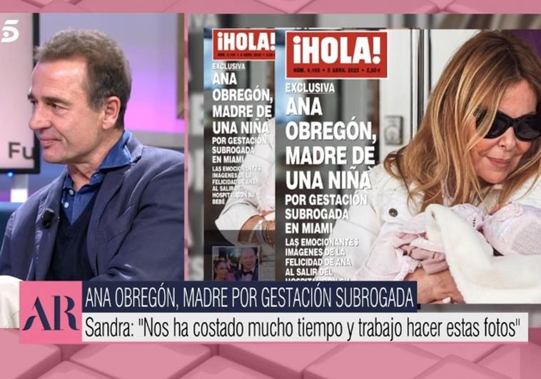 Alessandro Lequio, este miércoles, en 'El Programa de Ana Rosa'.