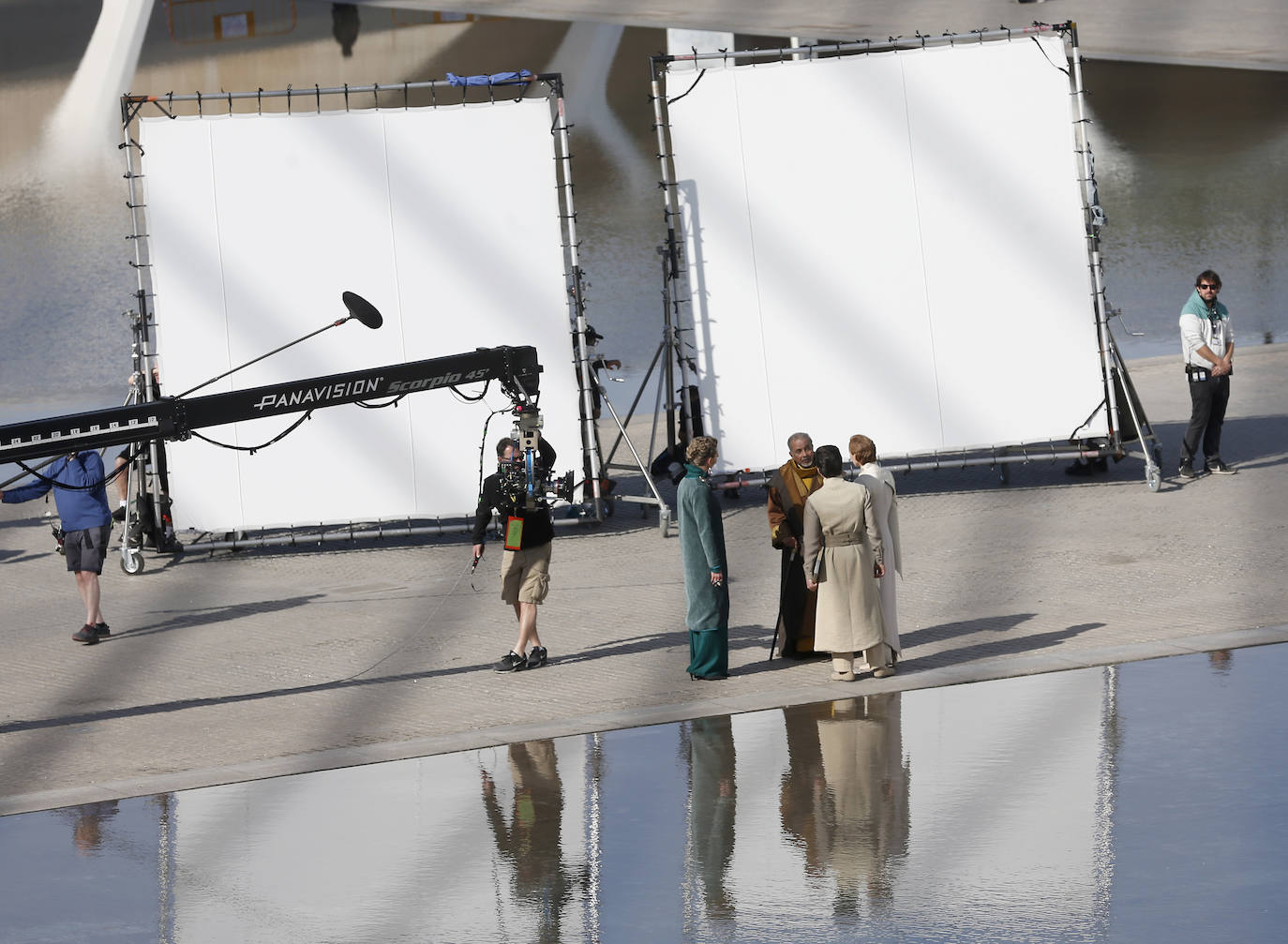 Rodaje de la serie de &#039;Star Wars&#039; en la Ciudad de las Artes de Valencia