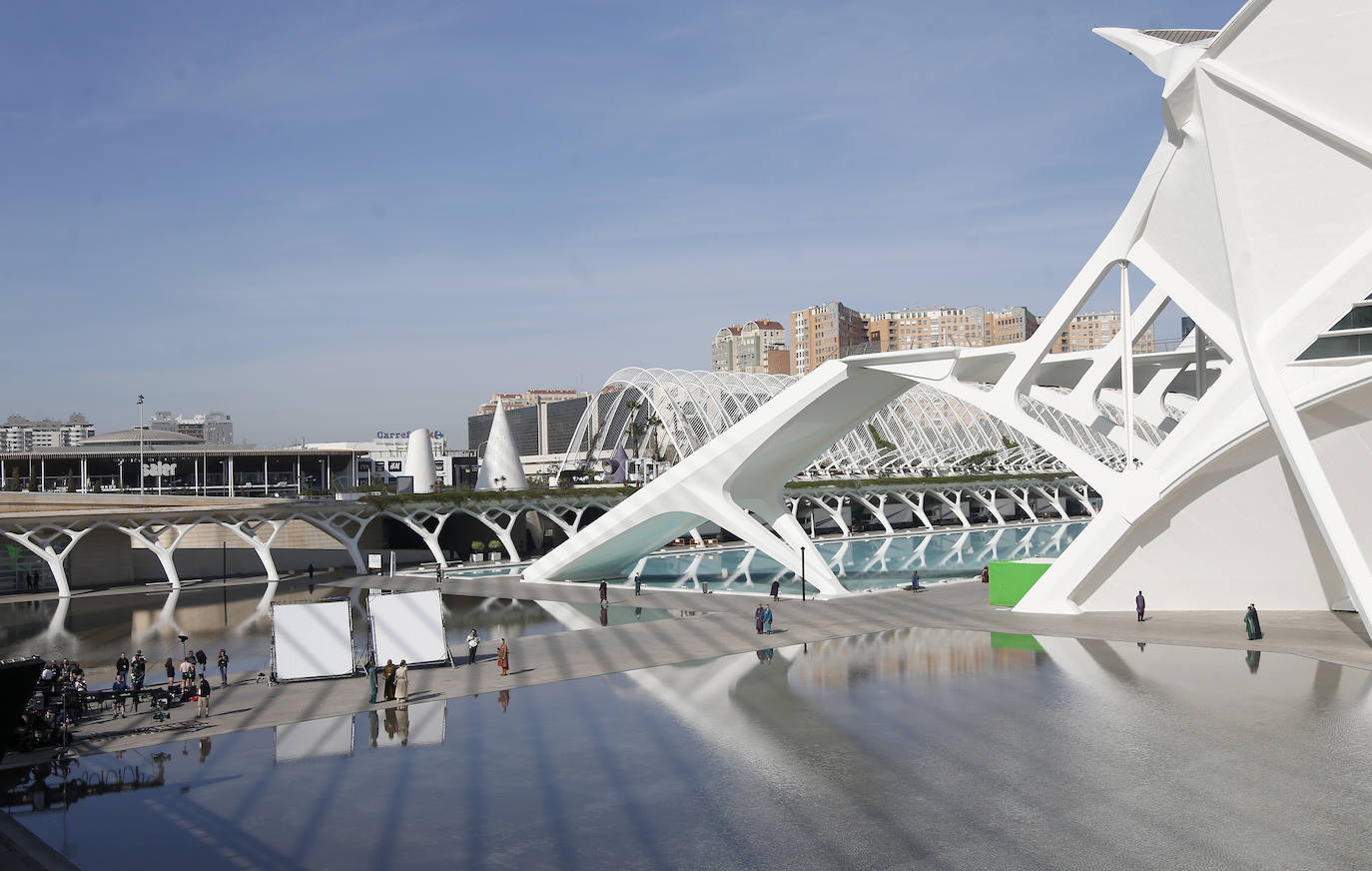 Rodaje de la serie de &#039;Star Wars&#039; en la Ciudad de las Artes de Valencia