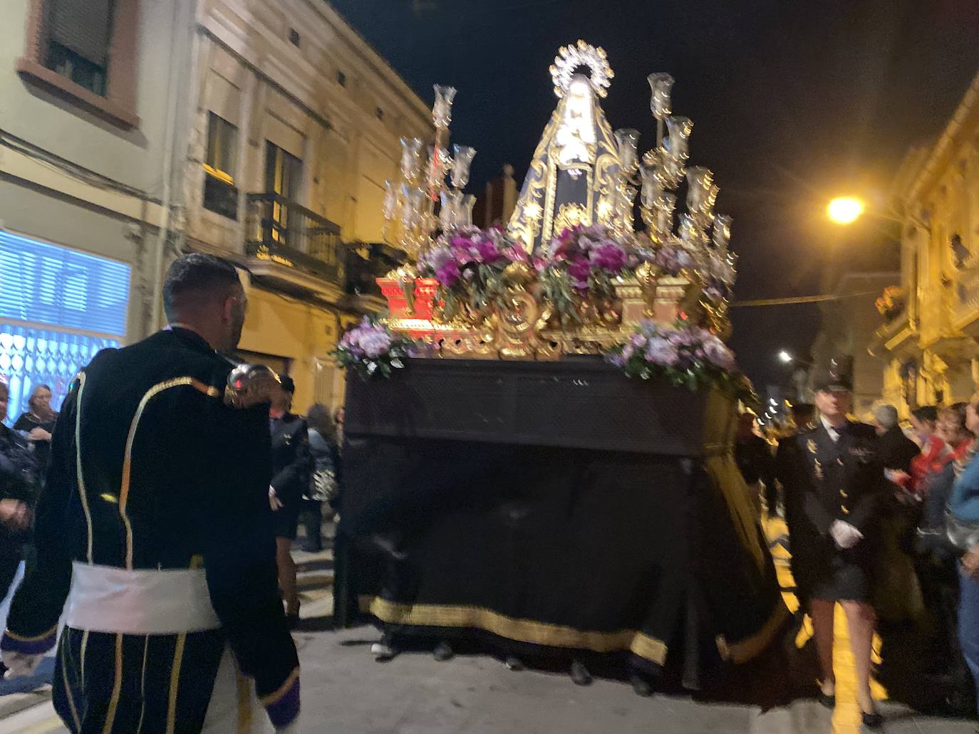 Procesión del viernes de dolores en la Semana Santa Marinera 2023