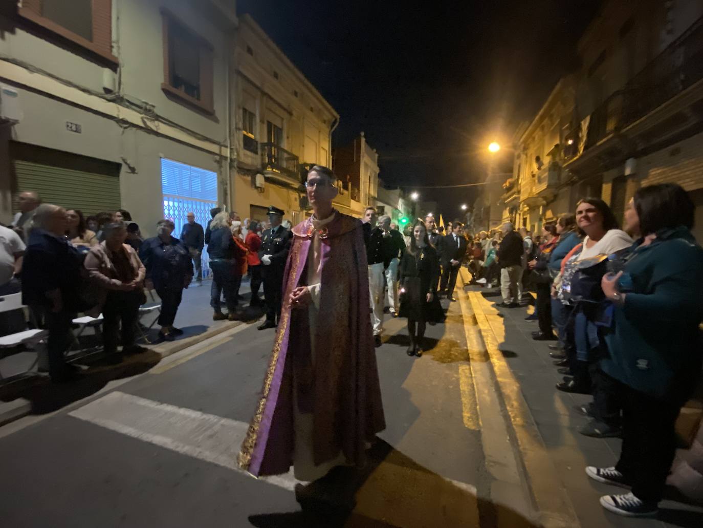 Procesión del viernes de dolores en la Semana Santa Marinera 2023