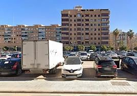 Uno de los solares de la zona