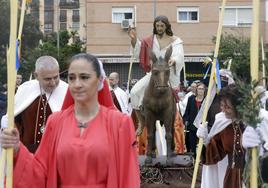 Procesión de Domingo de Ramos, en el Cabanyal el pasado año.