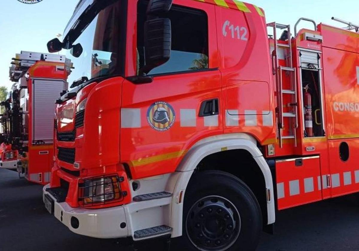 Imagen de archivo del camión de Bomberos.