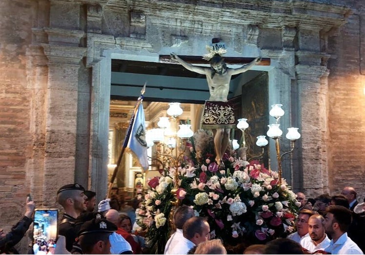 Cristo de la Salud de El Palmar, en la parroquia de Santa María del Mar, en el Grao.