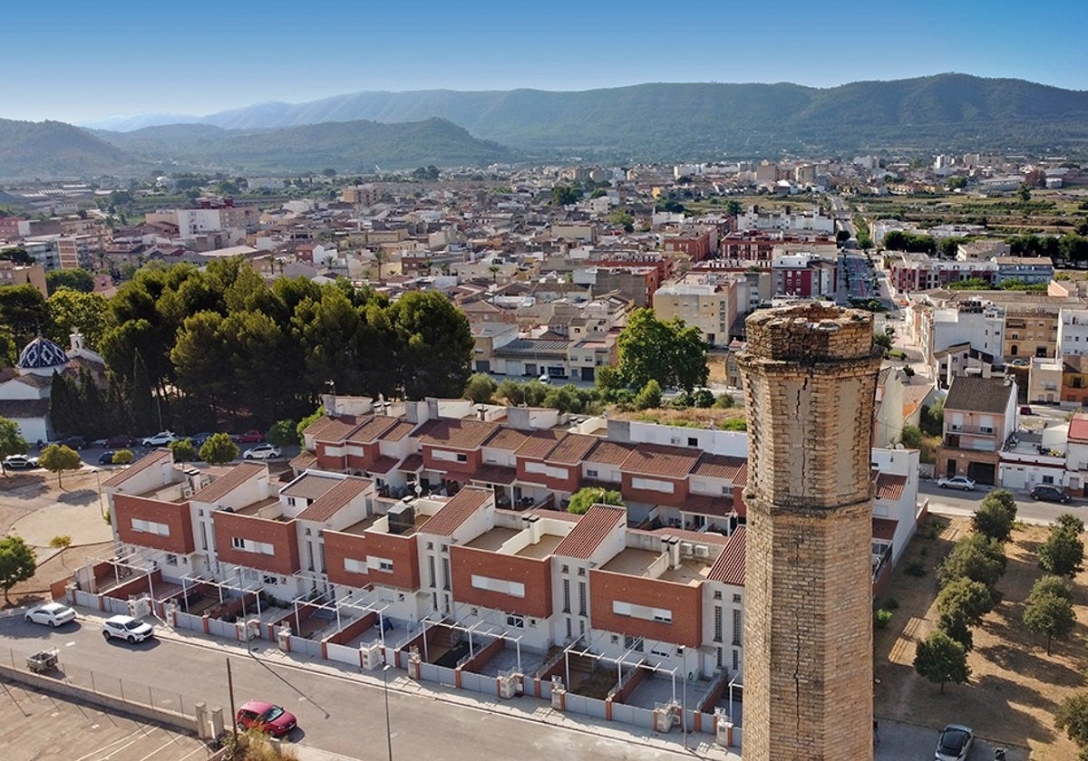 Vista general de l'Alcúdia de Crespins.