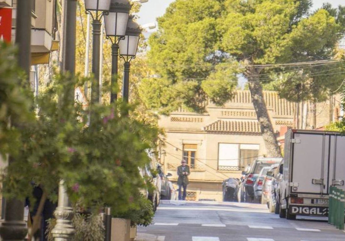 Una calle de l'Eliana.