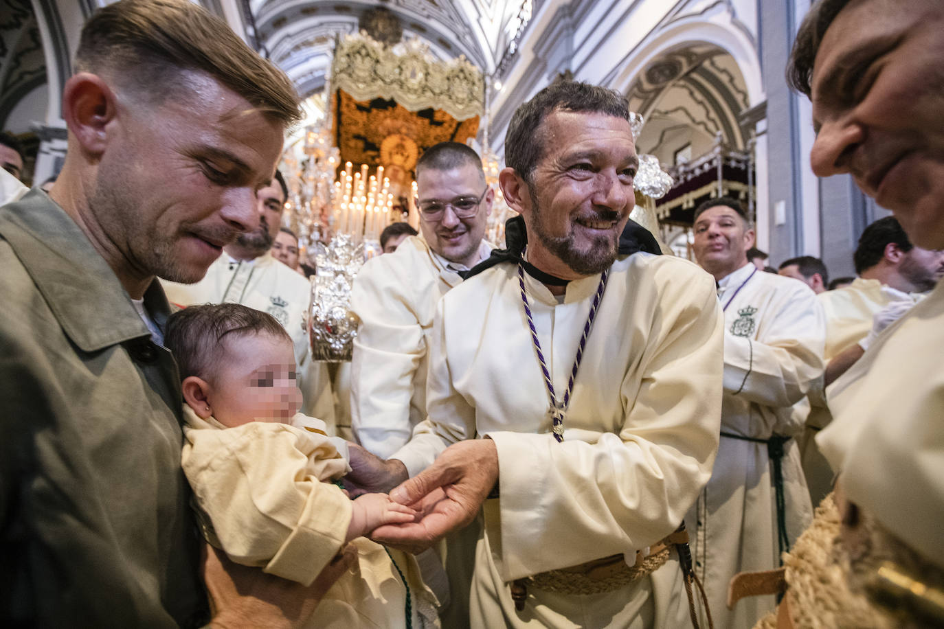Antonio Banderas, fiel a la Semana Santa de Malaga