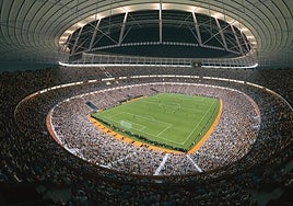 Figuración del aspecto interior del nuevo Mestalla.