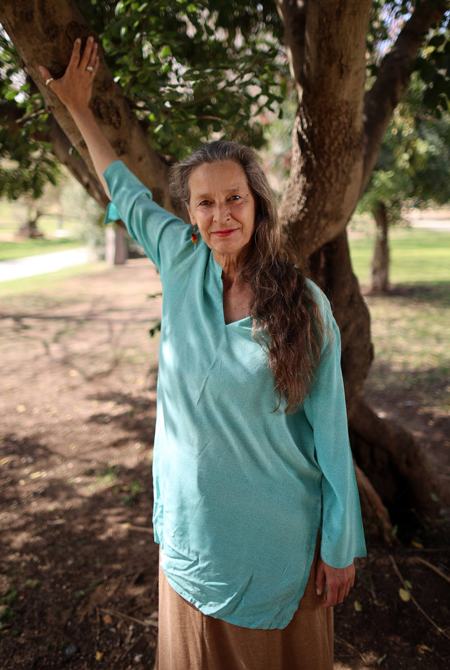 Imagen secundaria 2 - Paola Dominguín valora su vida en el campo, y se siente my conectada con la naturaleza. 