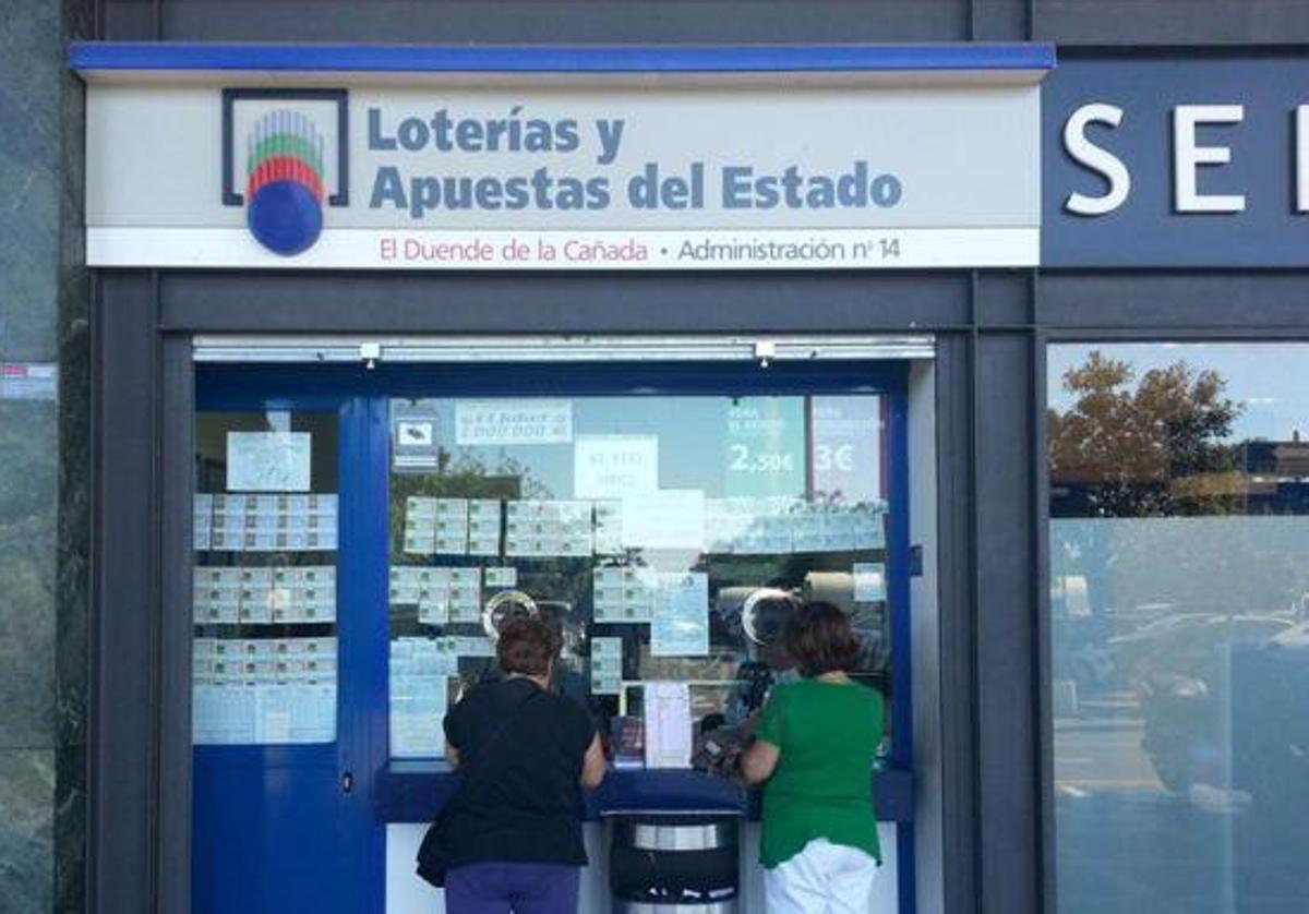 Una administración de lotería.